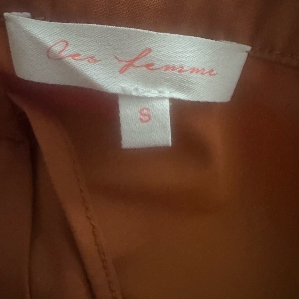 Ces Femme Rust Long Sleeve Dress - Picture 7 of 8